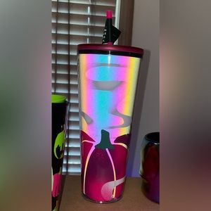 Starbucks halloween holographic tumbler